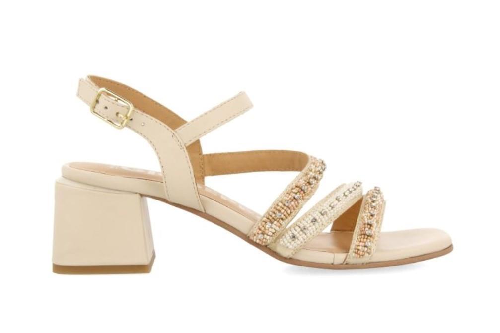 Sandalias de tacón Gioseppo BALAO 72131 en blanco para mujer