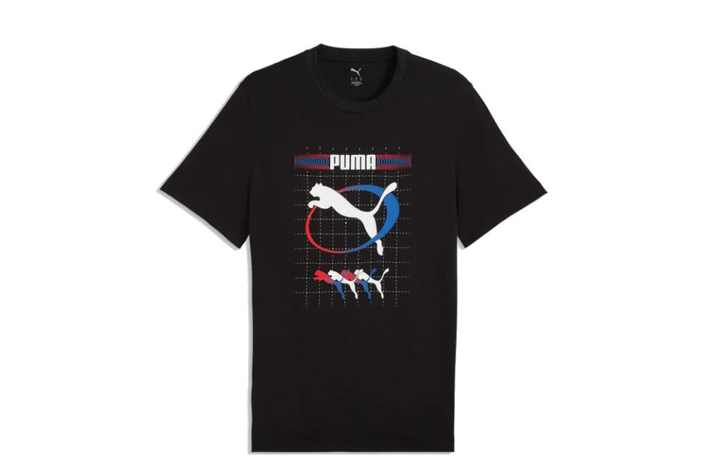 Camiseta Puma Graphic Execution para Hombre Negra 691786-01