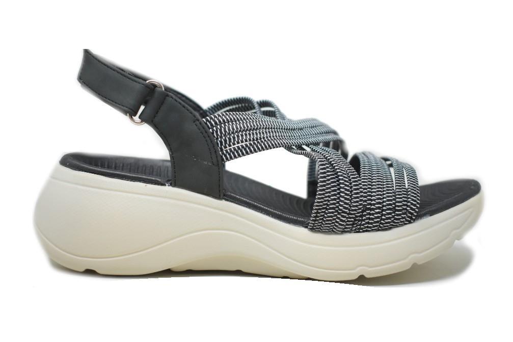 Sandalias deportivas Maraval W0408 en negro para mujer