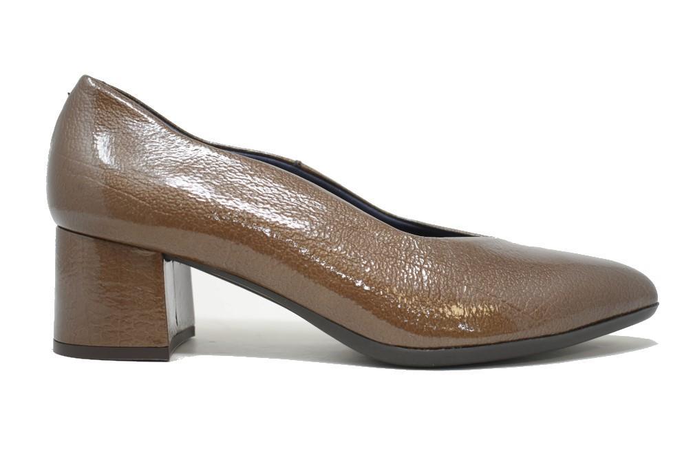Zapatos de salón Callaghan Rock 31508 en trufa para mujer-Zapatos de tacón