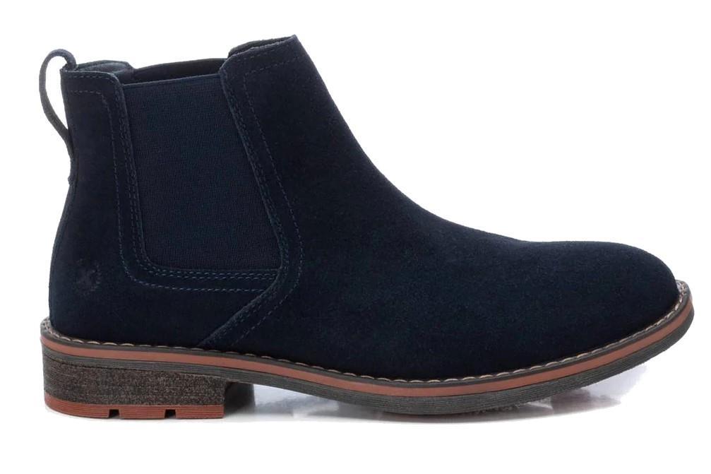 Botines chelsea Xti 143265 en color azul marino