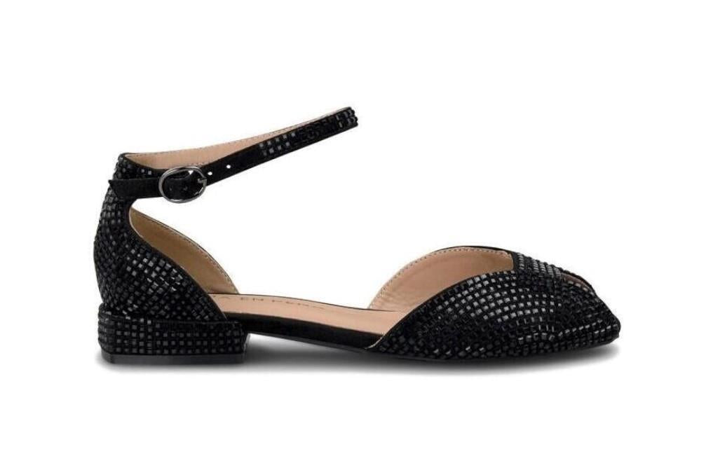 Bailarinas abiertas Alma en pena V2550401 en negro para mujer-Zapatos de fiesta