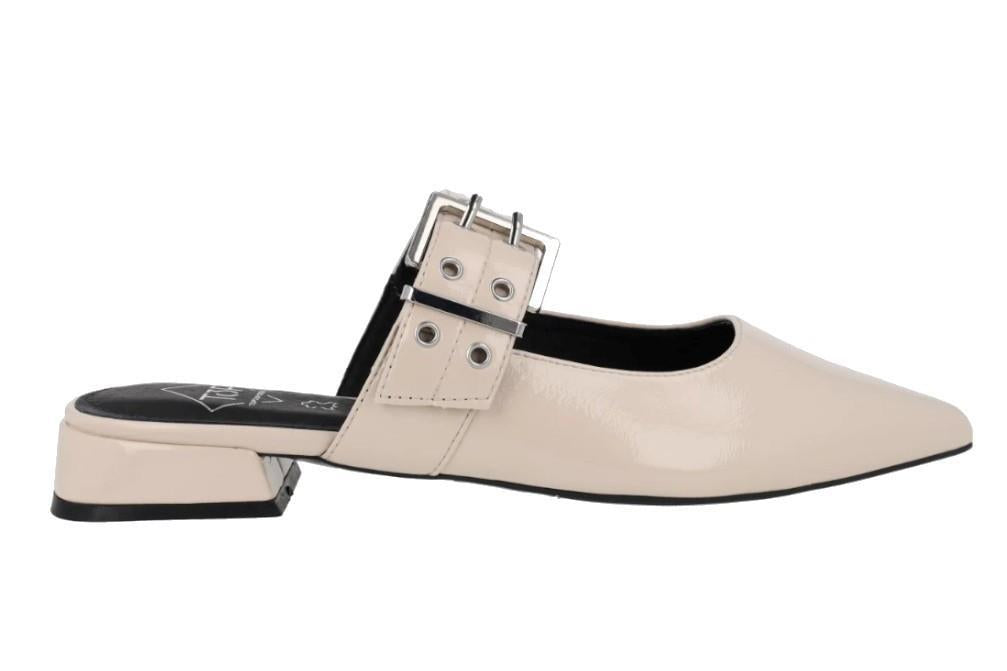 Bailarina destalonada Top 3 Shoes SE25398 en beige para mujer
