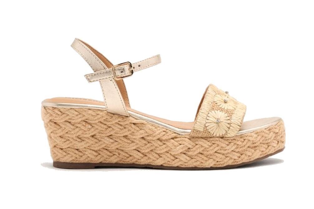 Sandalias con cuña Gioseppo Candia 74863 en natural