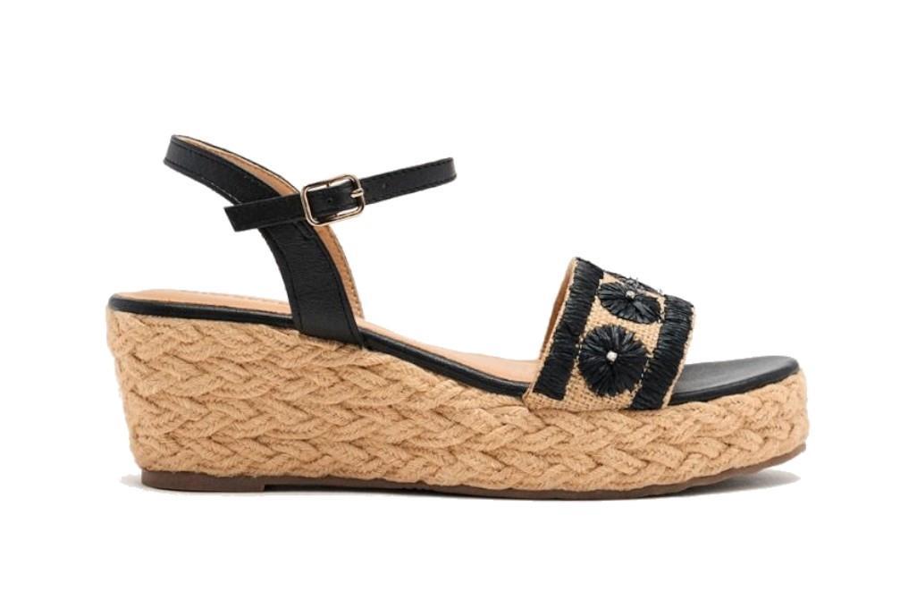 Sandalias con cuña Gioseppo Candia 74863 en negro