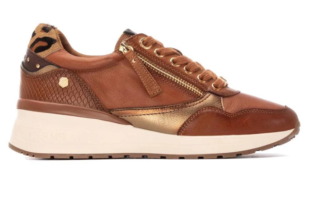 Zapatillas deportivas Carmela 162442 en camel para mujer