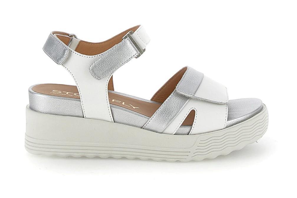 Sandalias con cuña Stonefly PARKY 26 en blanco para mujer