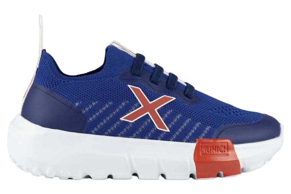 Zapatillas deportivas Munich Jony Kid 8023001 en azul
