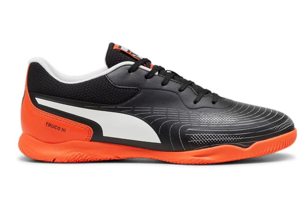 Zapatillas de fútbol sala Puma Trucoo III en negro para niños