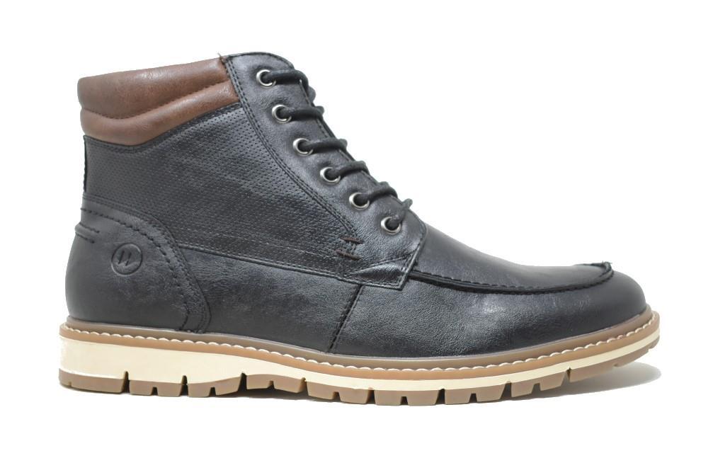 Botines Maraval con cordones M0513 en negro para hombre
