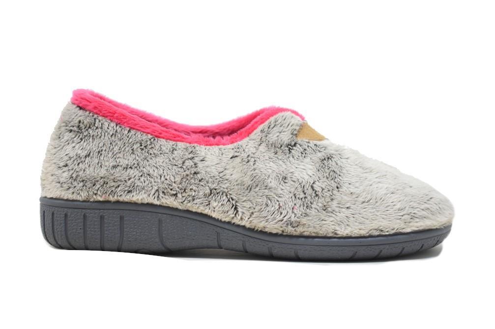 Zapatillas de casa Calusa 951 en gris para mujer
