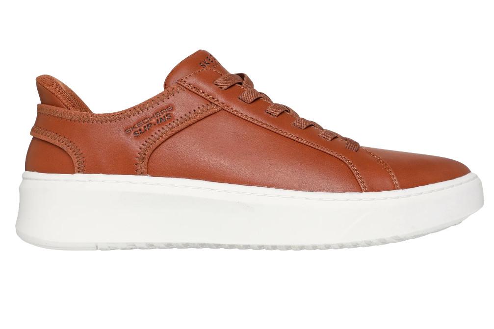 Zapatillas deportivas Skechers Slip-ins: Court Break - Double Vented en coñac