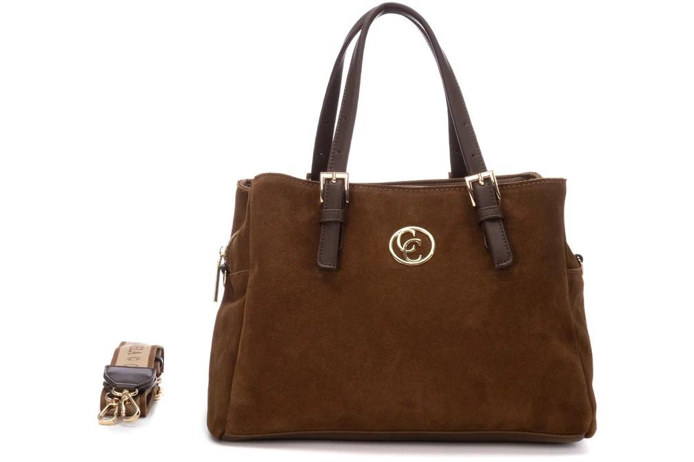 Bolso Shopper Carmela 186233 Camel para Mujer