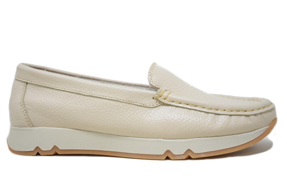 Mocasines InVogue 20330 en beige para mujer
