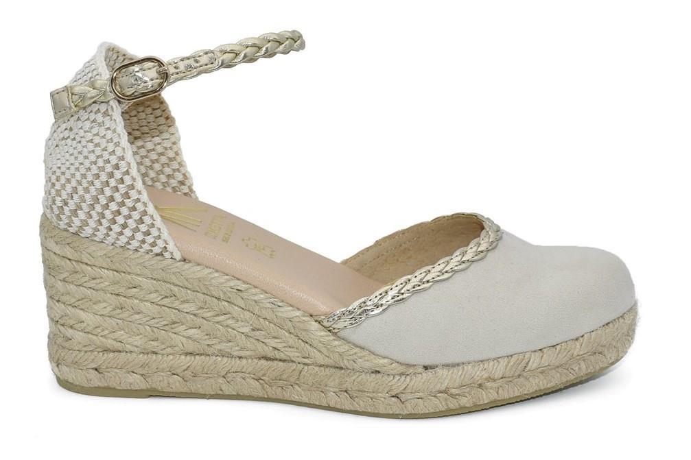Valencianas de yute COKKETA 5012 en beige para mujer