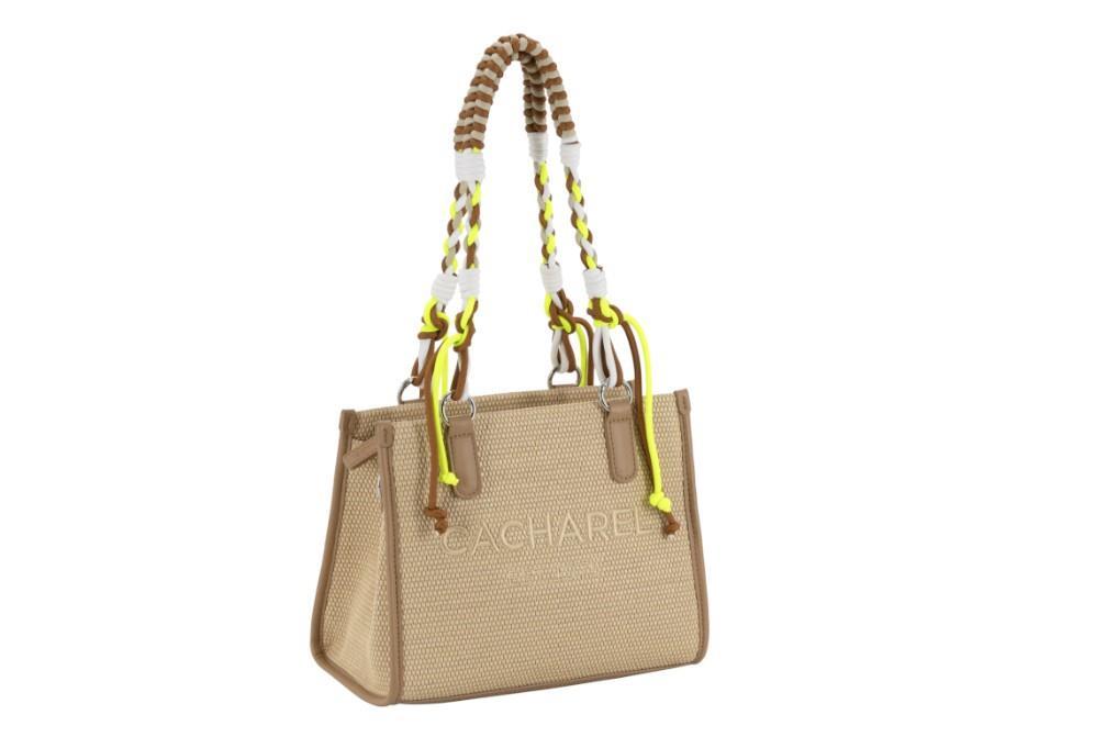 Bolso shopper CU251121 en beige para mujer