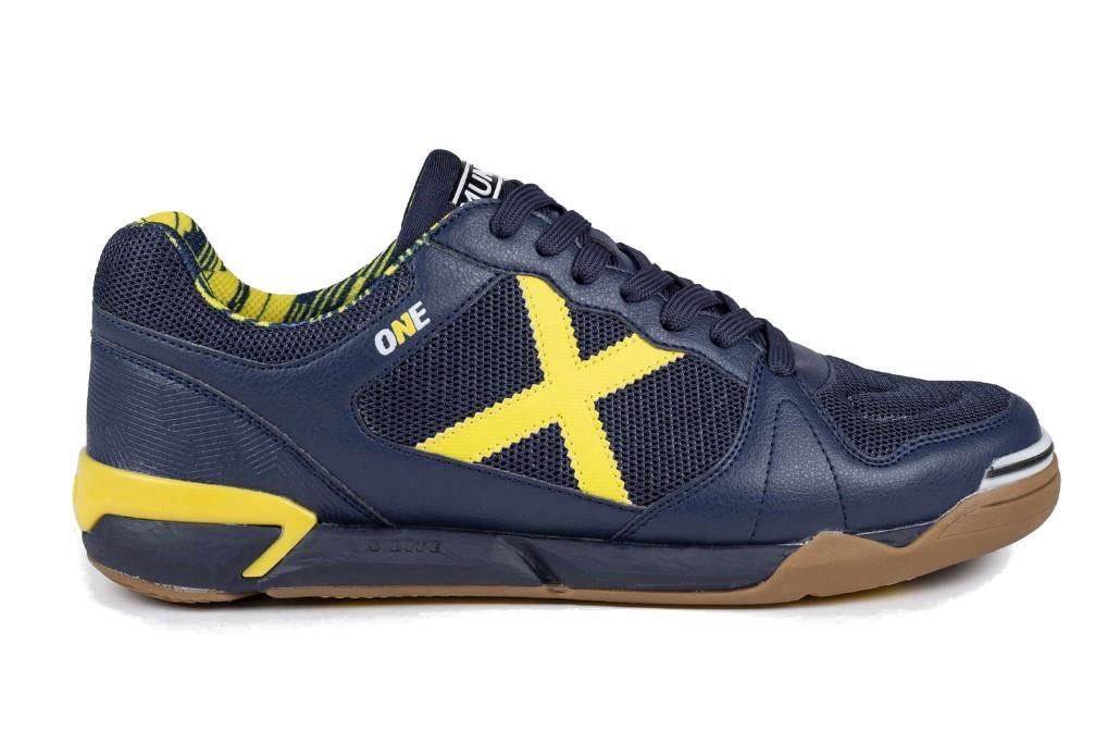 Zapatillas de fútbol sala Munich ONE 69 en marino para hombre