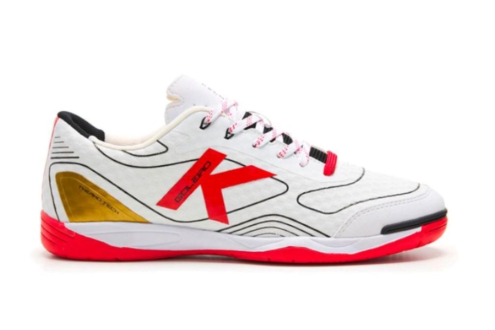 Zapatilla de Fútbol Sala Kelme Goleiro 55165 en color Blanco y Rojo para hombre