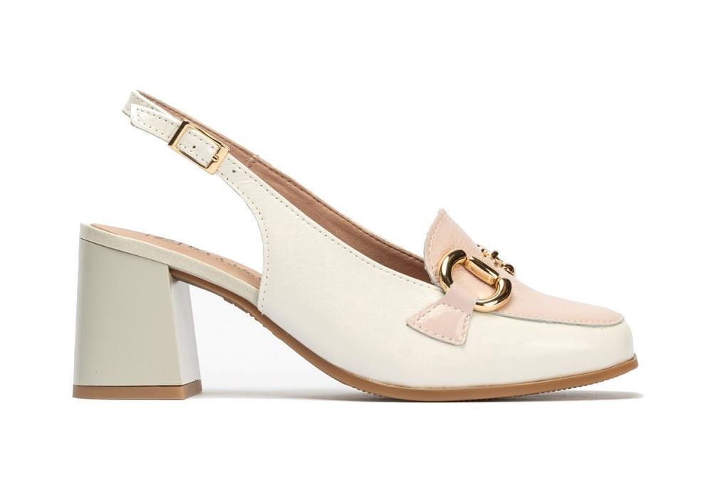 Mocasín destalonado Pitillos 5795 en glacial para mujer