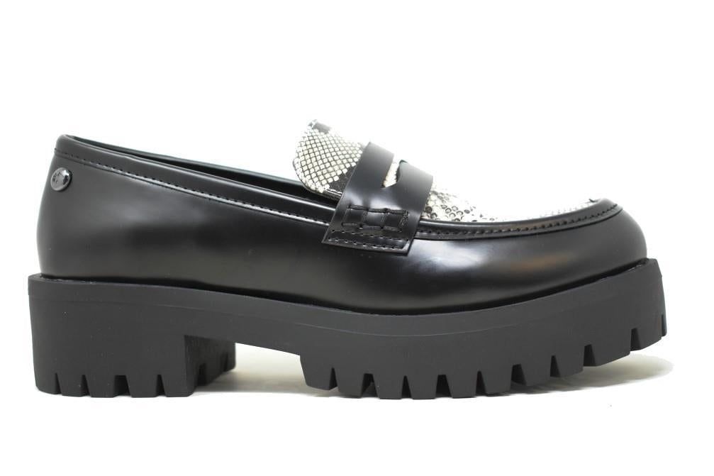 Mocasines doble suela Maraval W0343 en negro para mujer