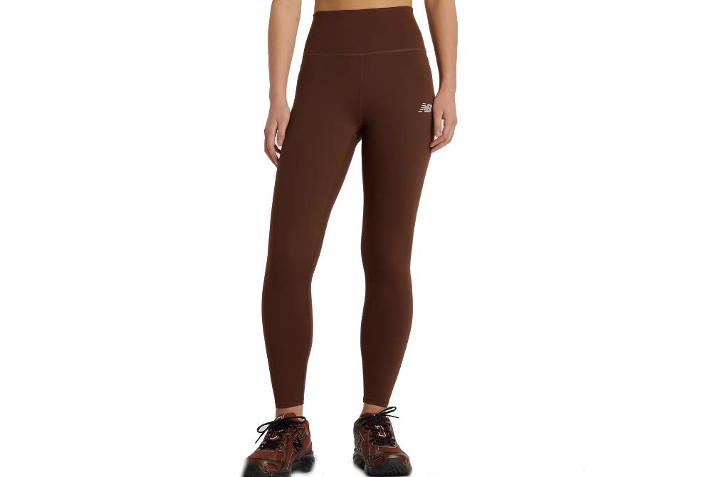 Leggings de tiro alto New Balance WP51112 Harmony de 25" en marrón