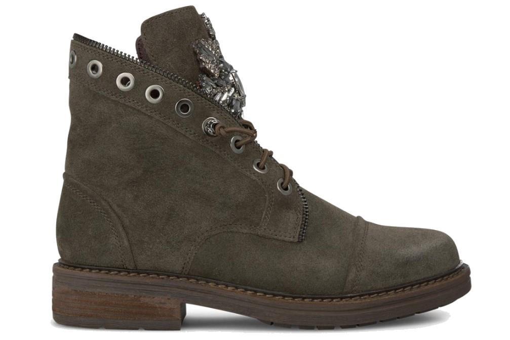 Botines Alma en Pena I240750 en kaki para mujer