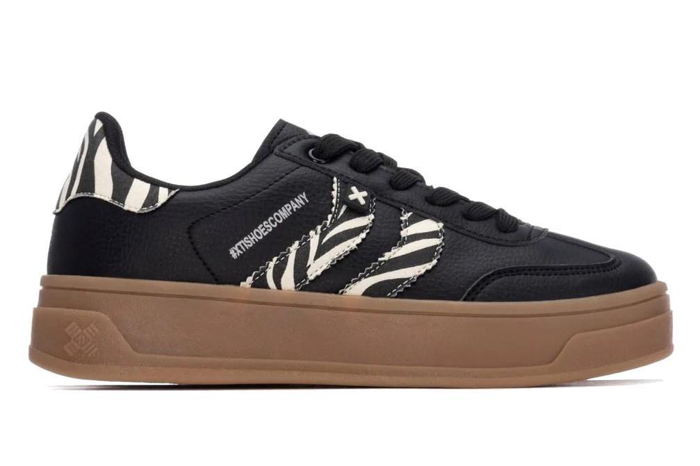 Zapatillas deportivas planas de mujer Xti 14458502 en color negro