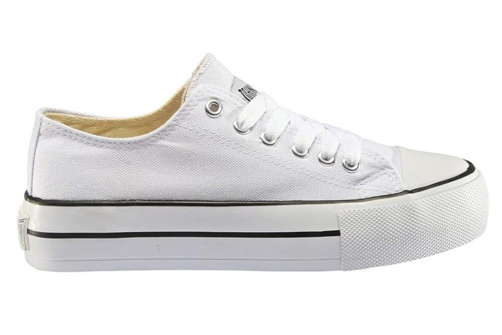 Zapatillas de lona John Smith Libel 25V para mujer en blanco