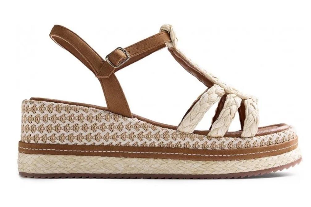 Sandalias de cuña de rafia Gioseppo Harcourt 78112 marrón – cómodas y estilo verano