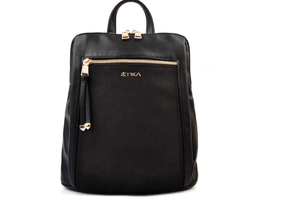 Mochila Etika INGRID B30106 en negro para mujer