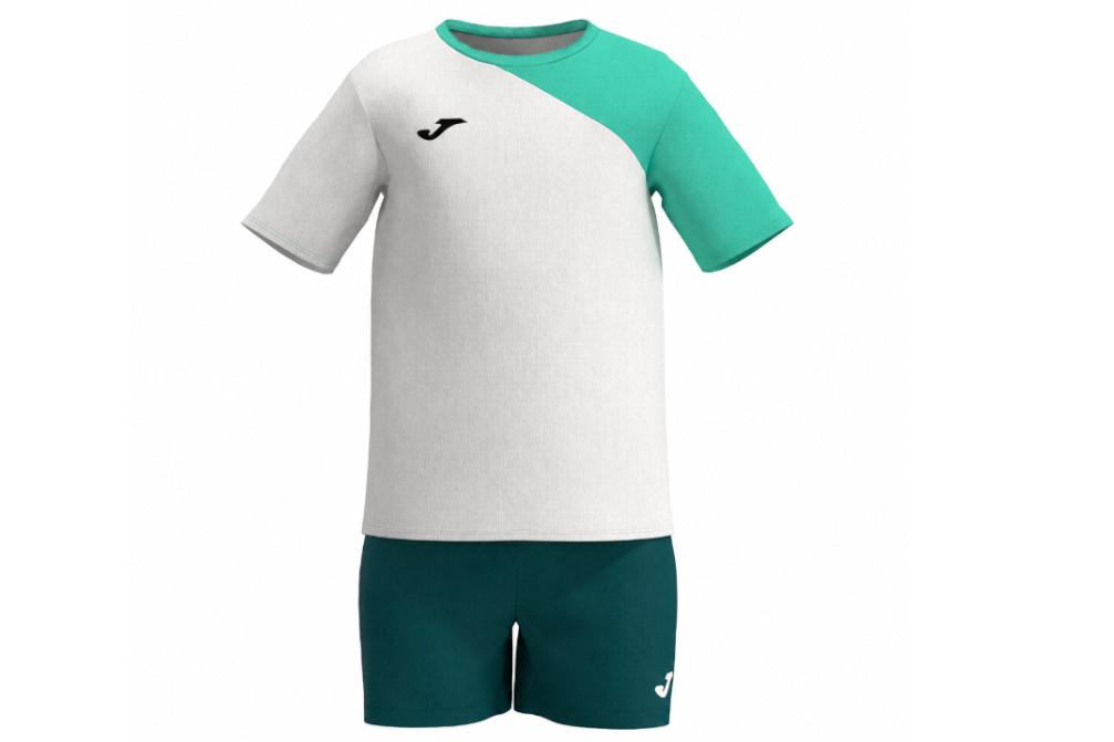 Conjunto Deportivo Joma Set Metaverse 500862.200 Blanco y Verde para Niño