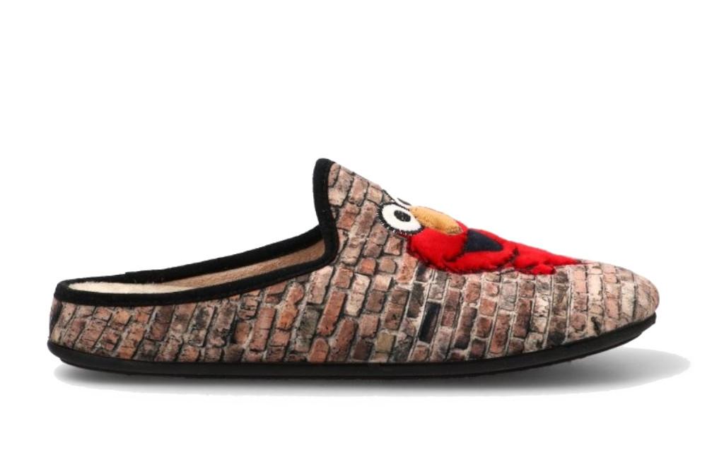 Zapatillas de casa hombre Vulca-Bicha 4815 con dibujo divertido
