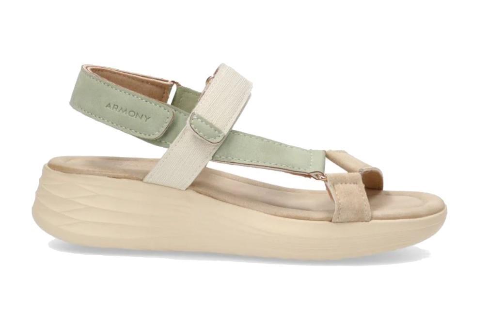 Sandalias deportivas Armony by Etika 40004 en nude para mujer