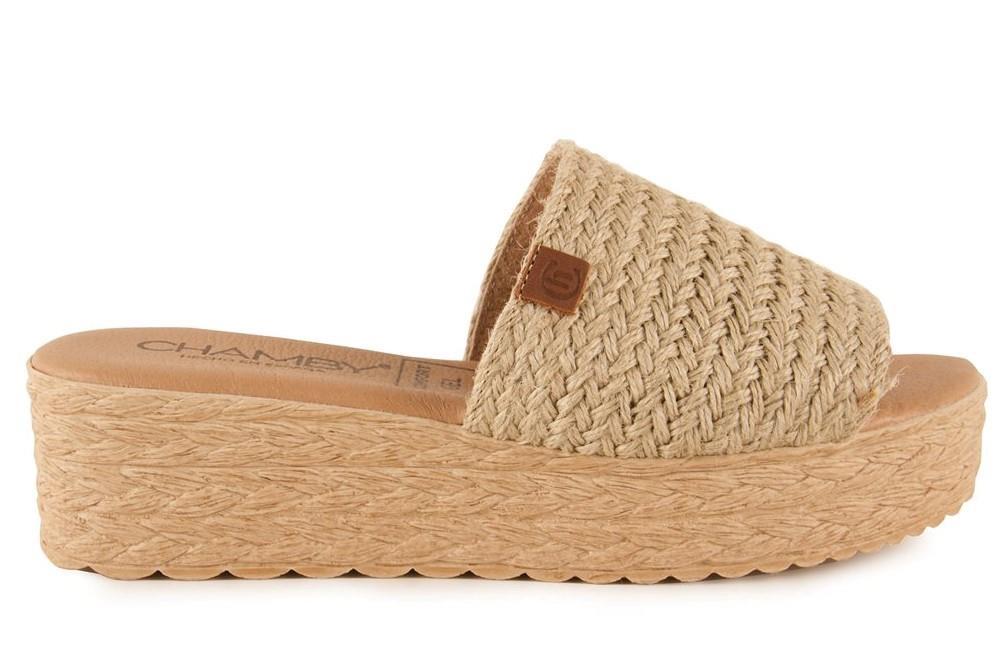 Zueco Chamby 321 de yute para mujer