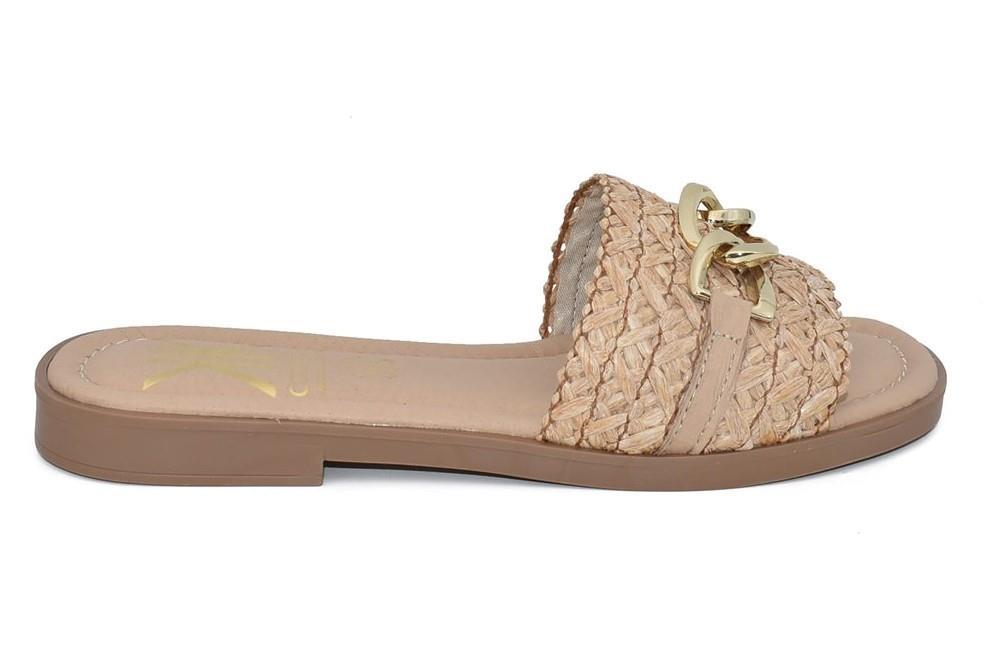 Sandalias de pala Cokketa 150 en beige para mujer