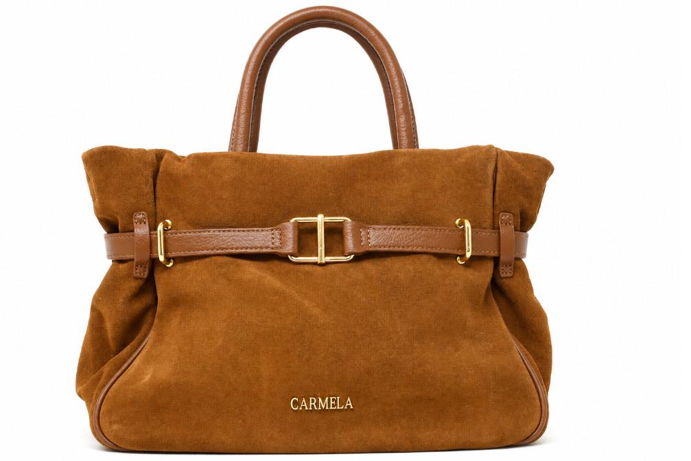 Bolso shopper Carmela 186230 Camel para Mujer