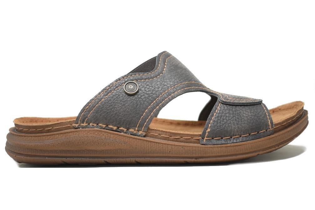Sandalias cómodas inblu VE000008 en negro para hombre