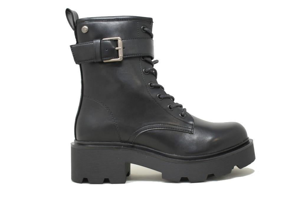 Botines militares maraval W0347 en negro para mujer