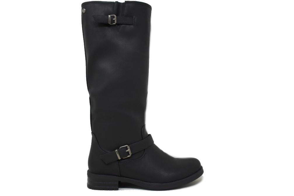 Botas altas biker Maraval en negro para mujer