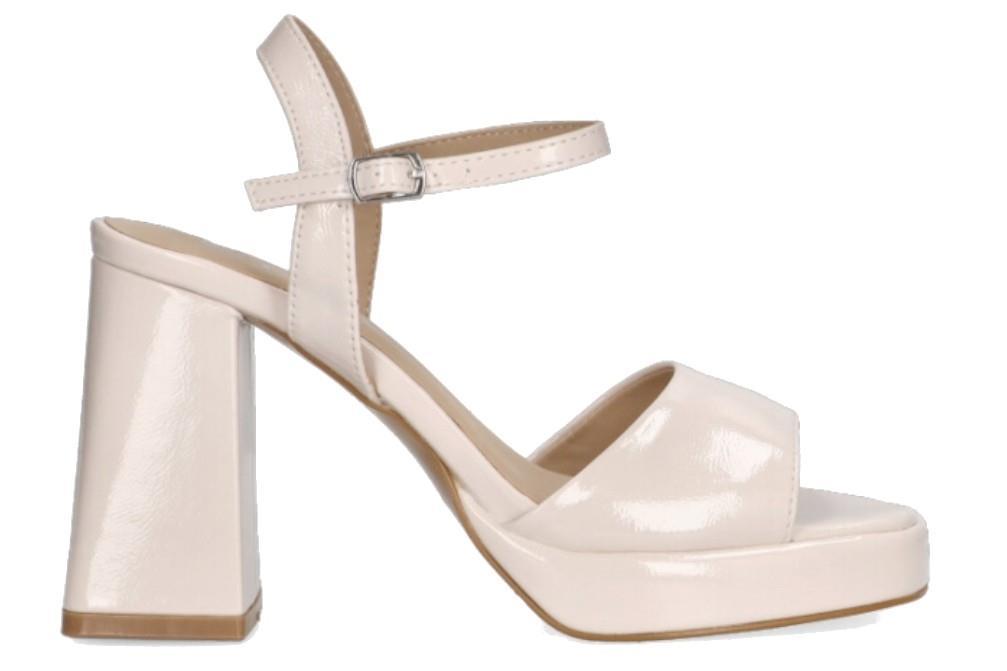 Sandalias de tacón Etila BETLEM 90006 en beige para mujer