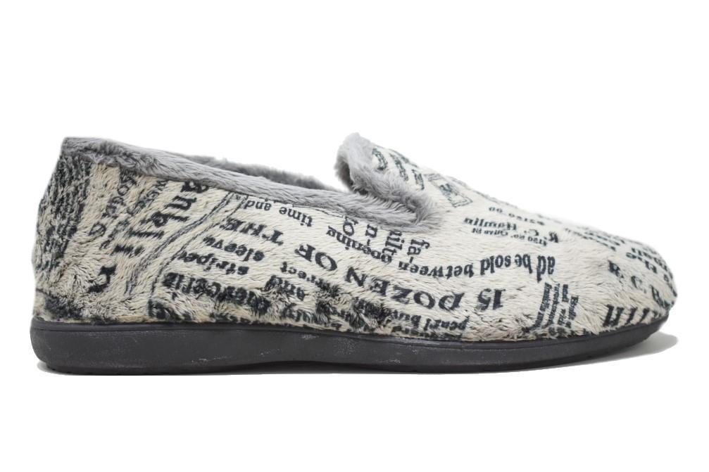 Zapatillas de casa Franklin 351 en gris para hombre