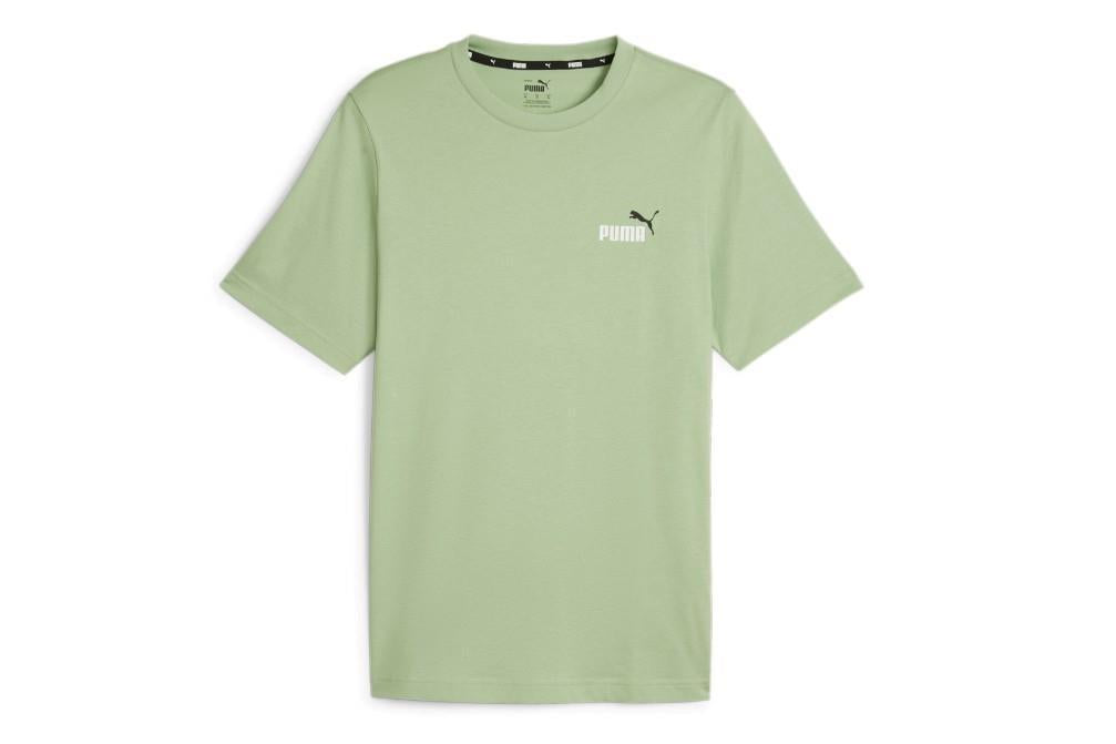Camiseta Puma Essentials+ con logotipo bicolor pequeño para hombre