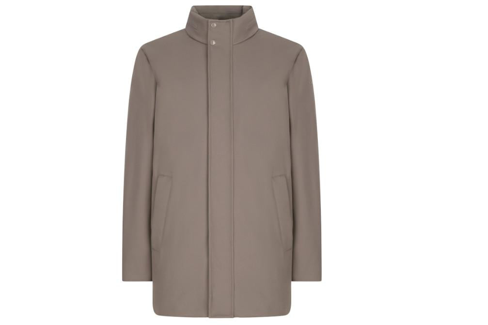 Cazadora larga Geox M5620M VINCIT en taupe