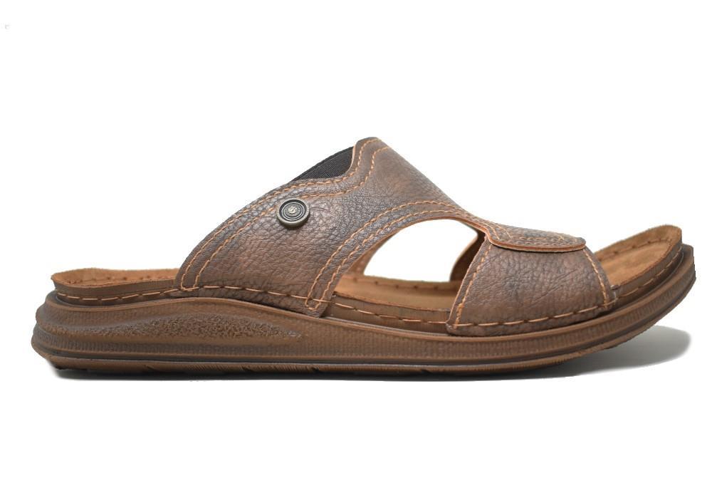 Sandalias cómodas inblu VE000008 en marrón para hombre
