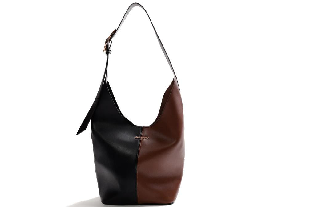 Bolso shopper Maxi Bucket Gioseppo 80654 en negro para mujer