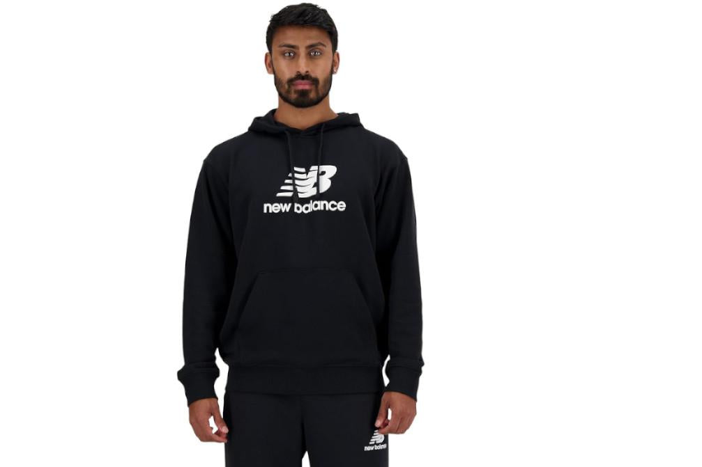 Sudadera con capucha New Balance Sport Essentials French Terry Logo Hoodie en negro