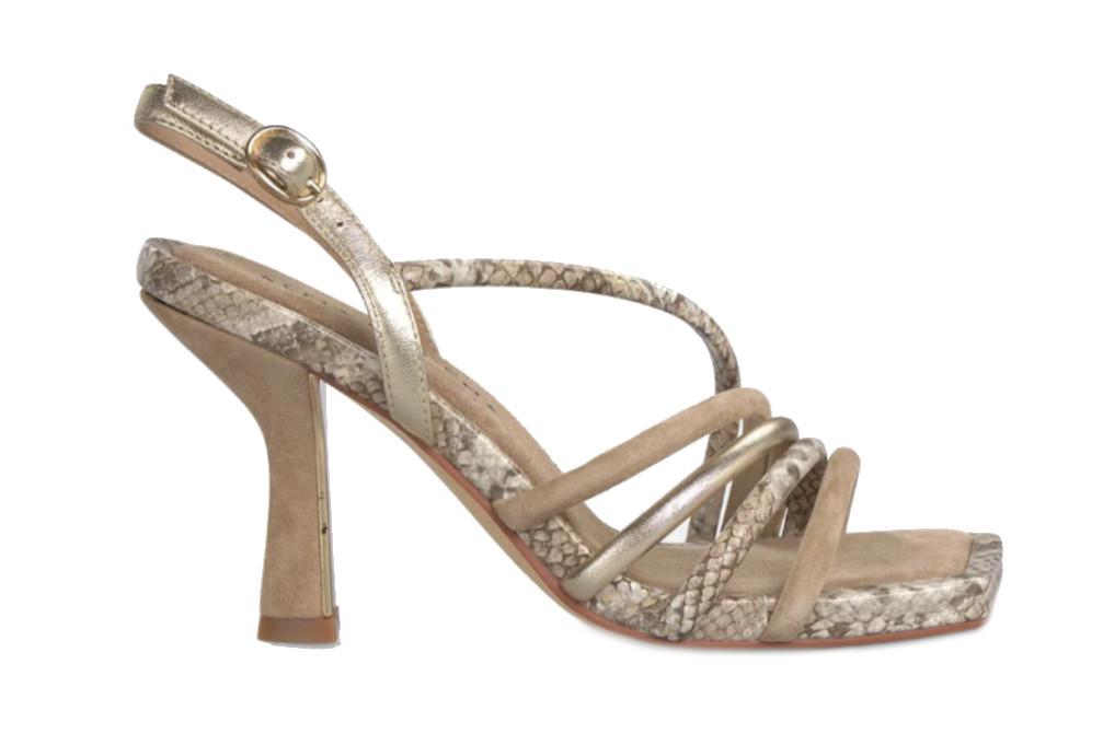 Sandalias de tacón Alma en pena V264017- Sandalias de fiesta en sand para mujer