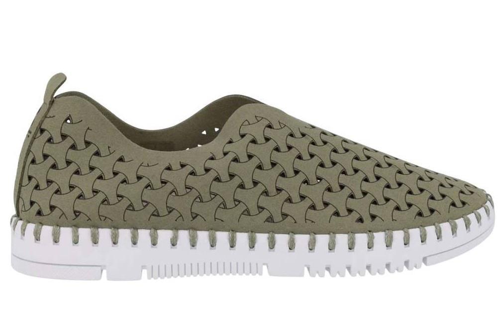 Zapatillas deportivas sin cordones Eoligeros Tessy en caqui