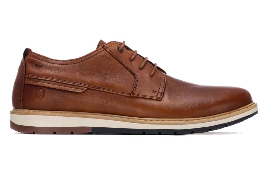 Zapatos con cordones Carmela 163903 en camel para hombre de Piel con Cordones y Suela Antideslizante