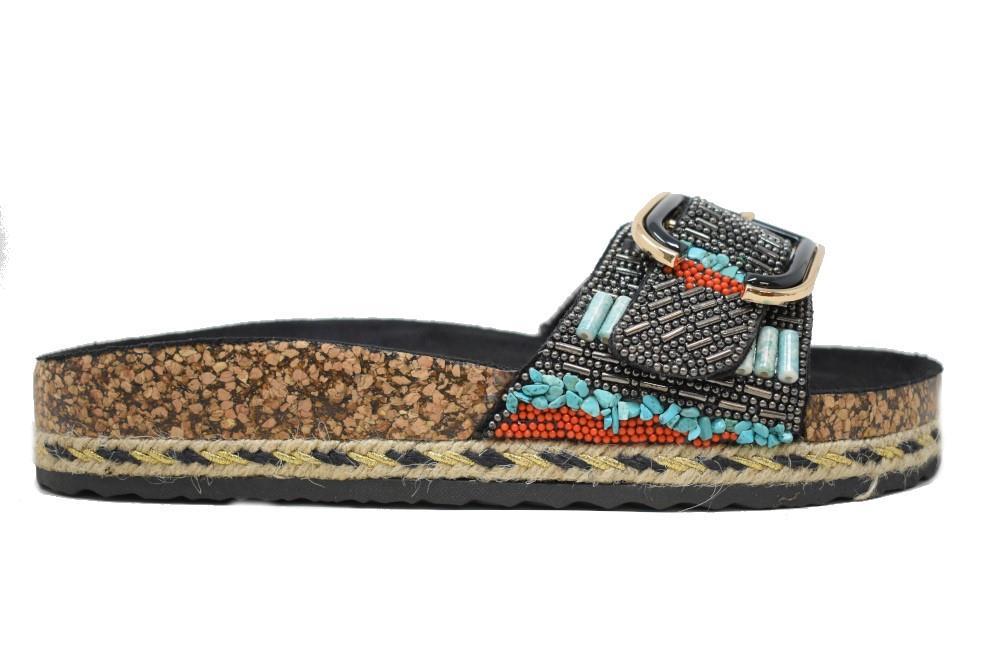 Sandalias bio Isteria 22062 en negro para mujer
